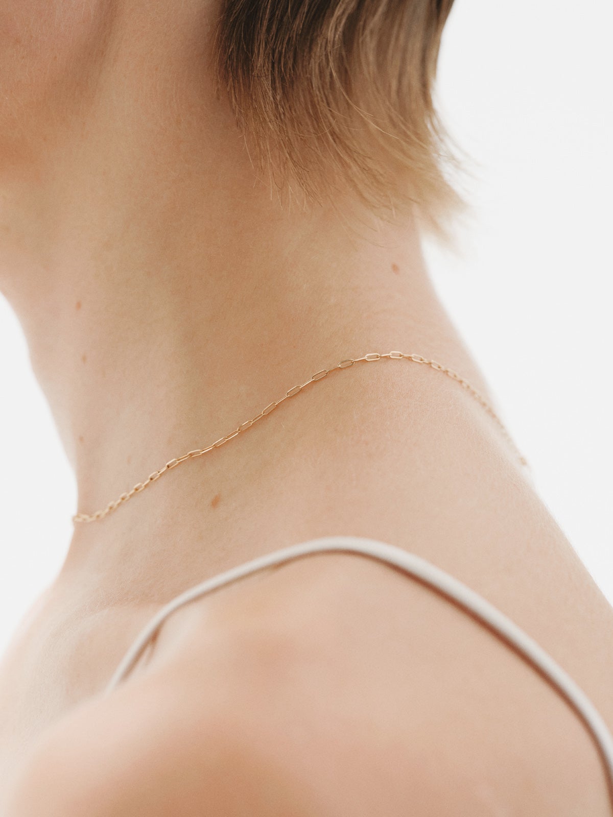 Experiencia TA-TU Collar largo chain Morea de oro amarillo de 14K