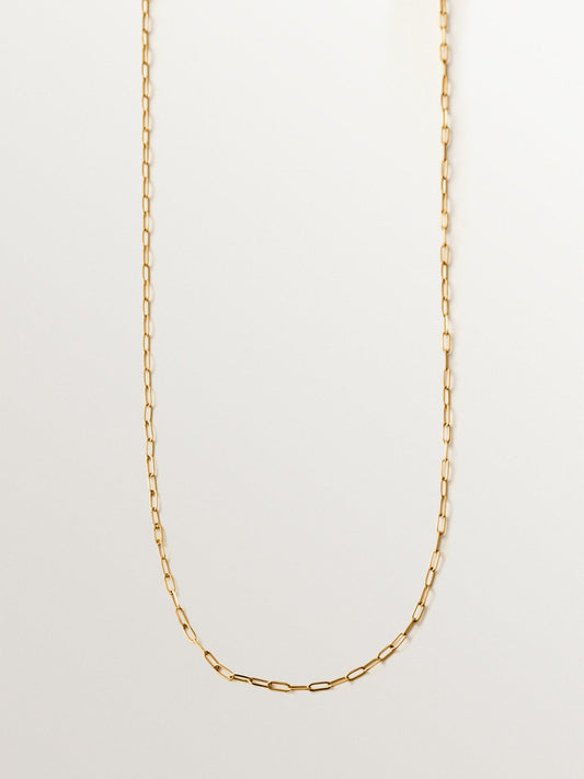 Experiencia TA-TU Collar largo chain  Morea de oro amarillo de 14K